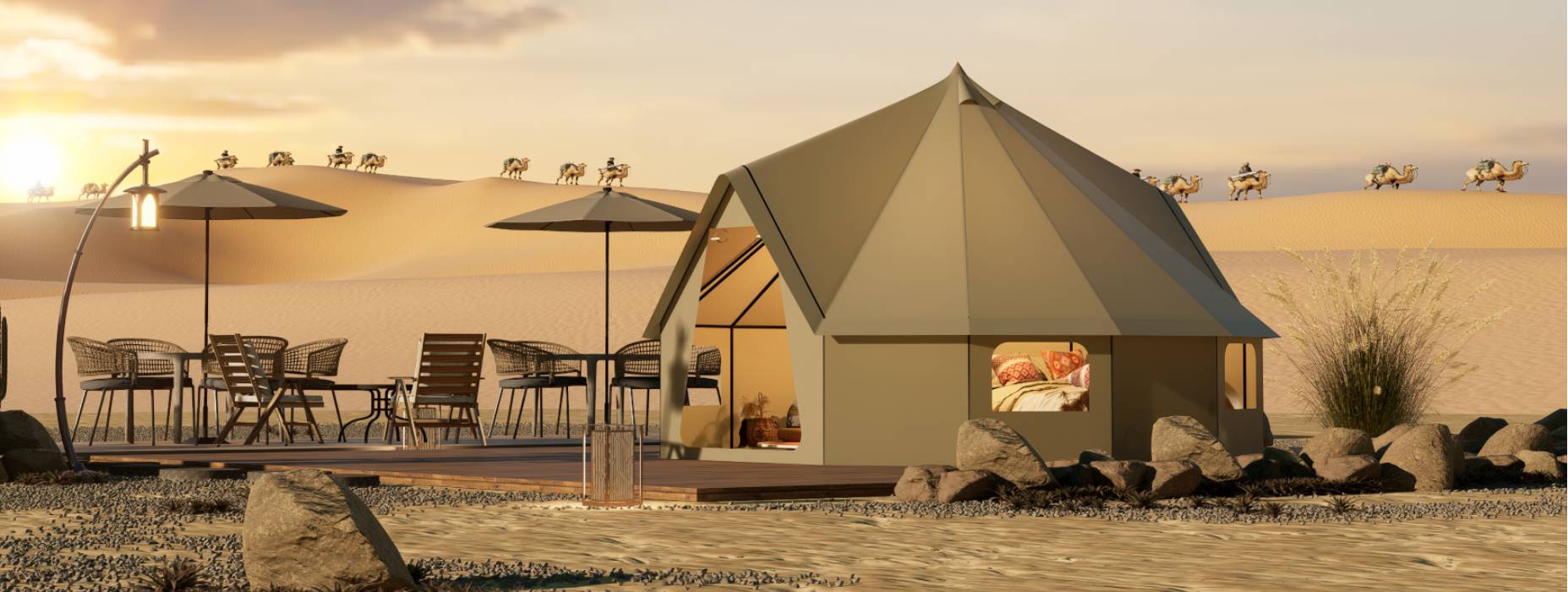 日喀则市露营酒店帐篷产品